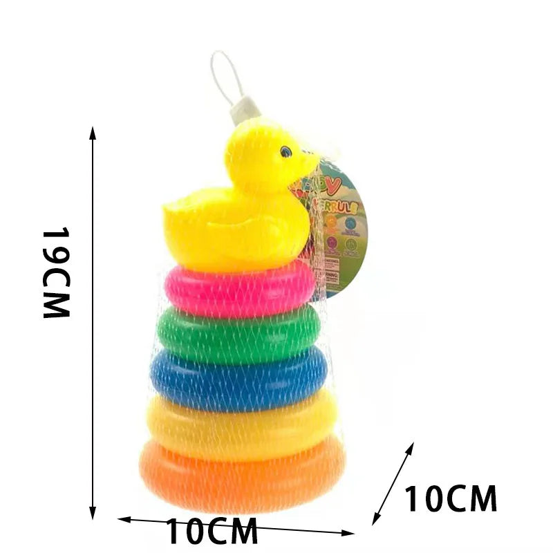 Rainbow Duck Stacking Tower Toy – Colourful Learning Fun