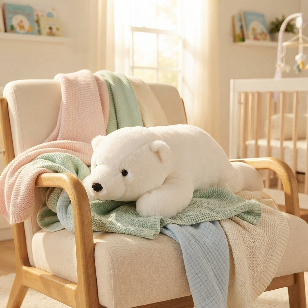 Polar Bear Plush Toy – Soft Cuddly Stuffed Animal