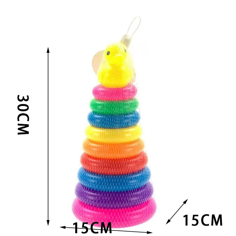 Rainbow Duck Stacking Tower Toy – Colourful Learning Fun