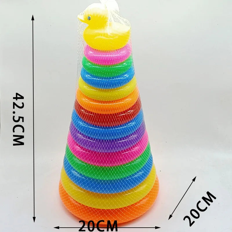 Rainbow Duck Stacking Tower Toy – Colourful Learning Fun