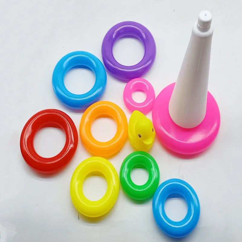 Rainbow Duck Stacking Tower Toy – Colourful Learning Fun
