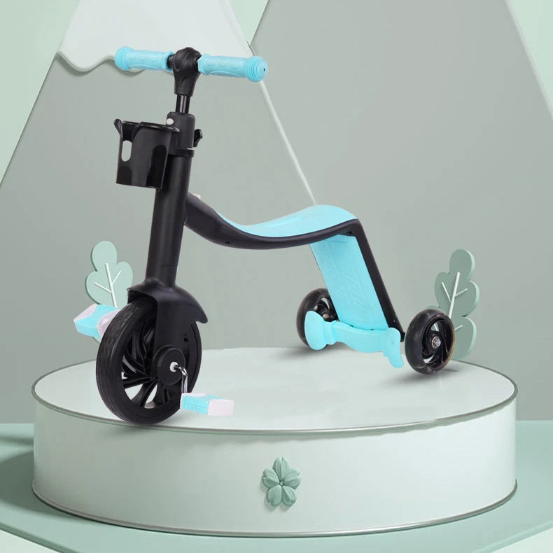 3-in-1 Height Adjustable Children's Kick Scooter