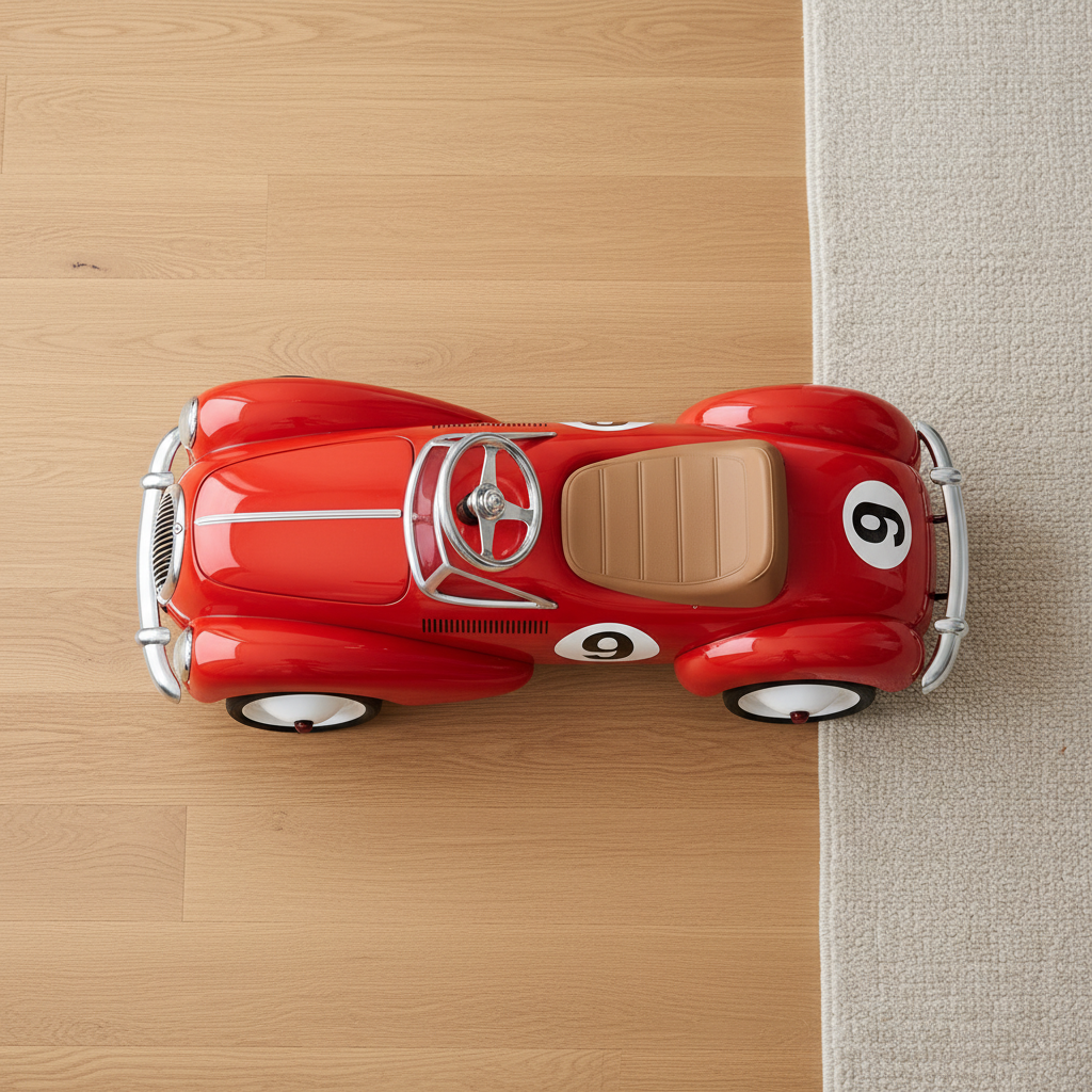 The Vintage Style Kids' Ride-On Racing
