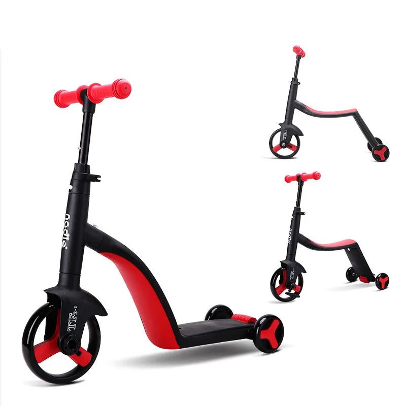 3-in-1 Height Adjustable Children's Kick Scooter