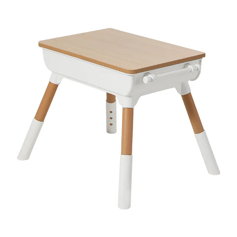Solid Wood Kids Study Table & Chair Set