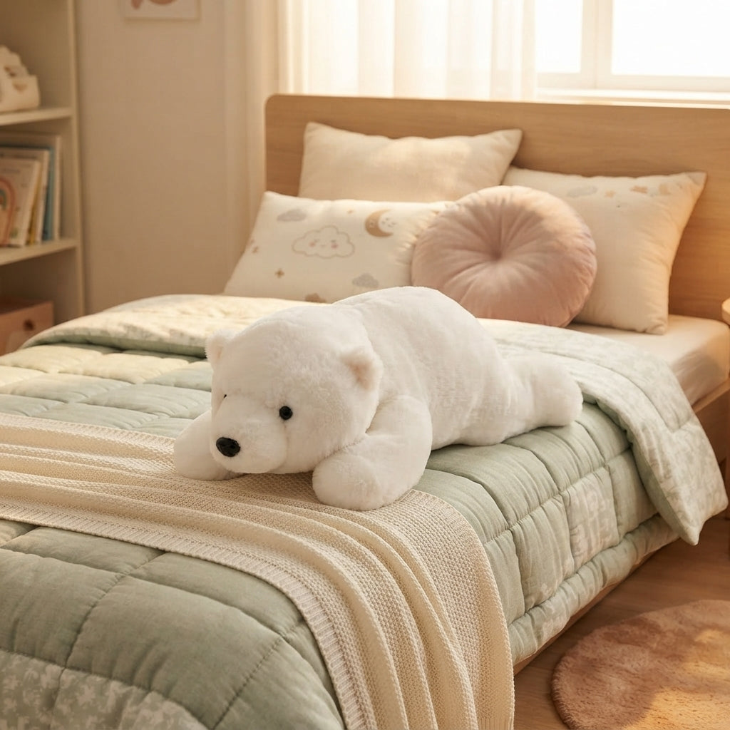Polar Bear Plush Toy – Soft Cuddly Stuffed Animal