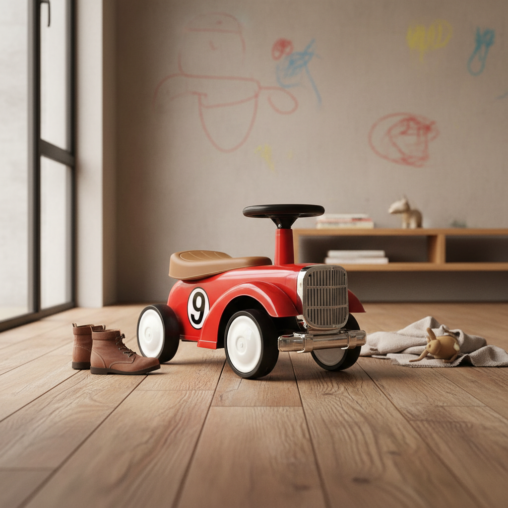 The Vintage Style Kids' Ride-On Racing