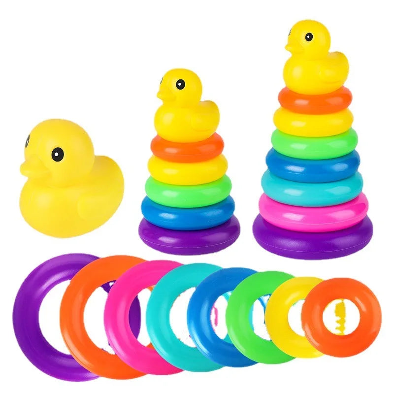 Rainbow Duck Stacking Tower Toy – Colourful Learning Fun
