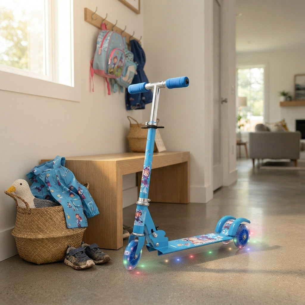 Kids Three-Wheel LED Toy Scooter
