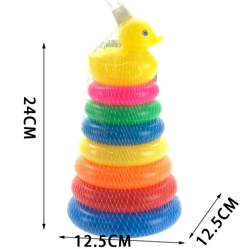 Rainbow Duck Stacking Tower Toy – Colourful Learning Fun
