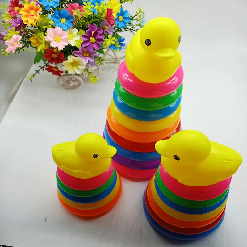 Rainbow Duck Stacking Tower Toy – Colourful Learning Fun
